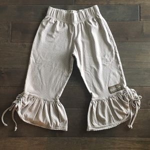 Matilda Jane ruffled dot side tie capris